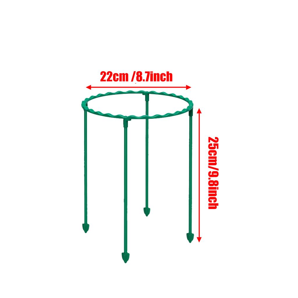 1Pc Climbing Vine Rack Plant Potted Support Frame Plastic Coated Steel Flower Vegetables Decorative Plant Trellis Bracket Tools