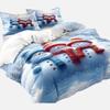 [Snowman Duvet Cover Set] 3pcs Snowman Duvet Cover Set, 3D Printed Duvet Cover with Pillowcases, Soft and Comfortable Breathable