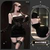 Sexy lingerie sexy welcome lace mesh burst flash sweet and greasy banquet girl hip skirt backless