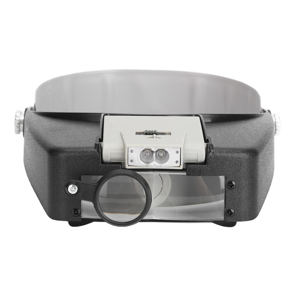 Headband Magnifier Glasses 1.5X 3X 8.5X 10X Magnification Head Mount Magnifier with LED Light