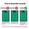 5*18650 Power Bank Case Dual USB For Mobile Phone Charger DIY Shell 18650 Battery Holder Charging Box With LED Flashlight