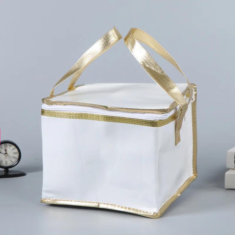 Insulated Thermal Cooler Cool Cake Lunch Foods Drink Boxes Camping Tin Foil Bags Thickened Seafood Fresh-Keeping for Carrying