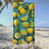 Tropischer Strand & Kokosnuss-Prints Strandtuch, Weich Schnelltrocknend, Perfekt Für Tragbare Outdoor-Reisen, Camping Und Sommerstrand