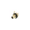 Rean - Phono Base (rca) - Gold Contacts - Black