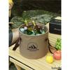 Collapsible Multi-Use Bucket: Car Trash, Storage, Fishing, Foot Wash, Water Scoop, Camping, Beachcombing