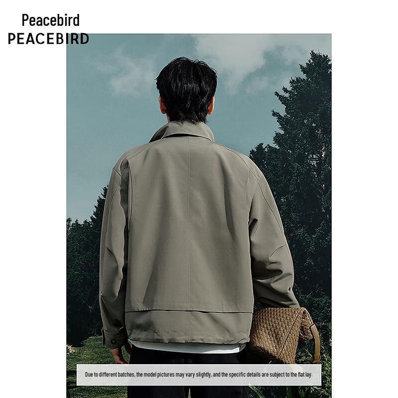 PEACEBIRD Men's Stand-Collar Jacket