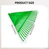 Garden Leaf Rake Head Gardening Removal Tool Heavy Duty Hand Tools Spare Parts with 24 Tines