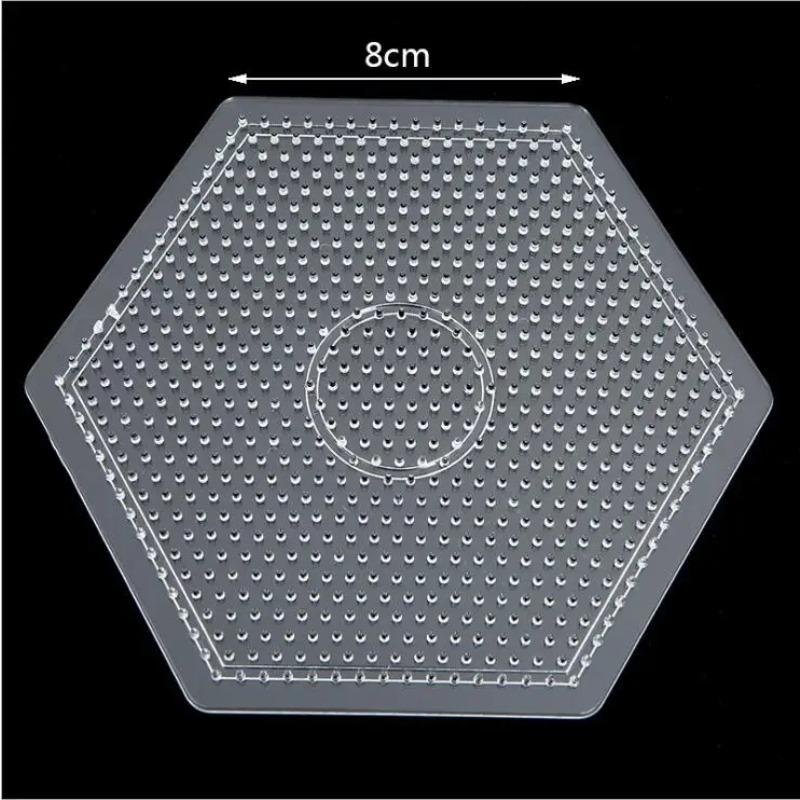 Yant Jouet 5mm Hama Beads Pegboard Transparent Template Board Circular Square tool DO-IT-YOURSELF Figure Material Board Perler Beads