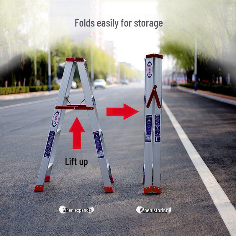 2-3M Multifunctional A-Frame Aluminum Alloy Ladder for Construction