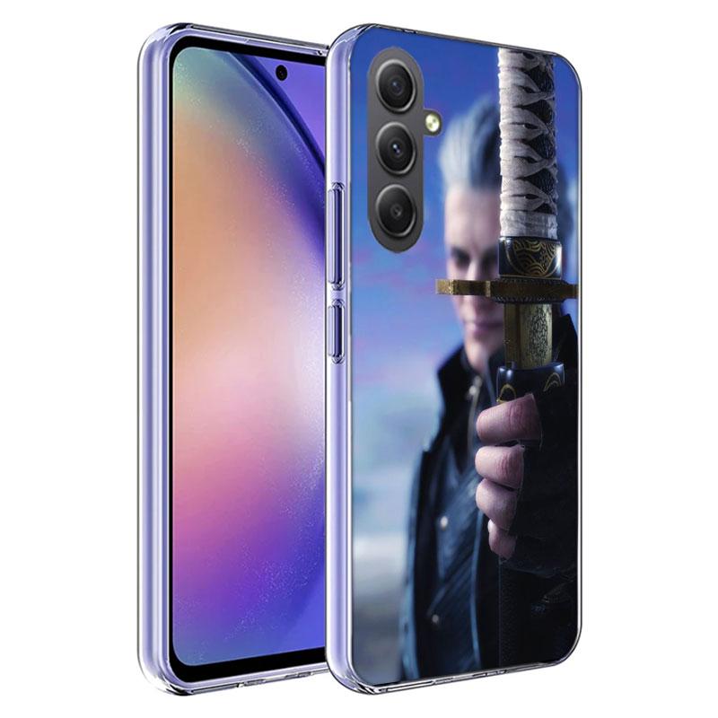 D-Devil May Cry DMC Phone Case for Samsung A17 A37 A57 A07 A16 A26 A36 A56 A06 A02S A12 A22 A32 A52S A04S A14 A24 A34 A54 A03 A1