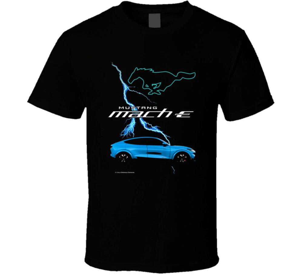 

Mustang Mach E 2021 Electric Vehicle Gift T Shirt 4XL