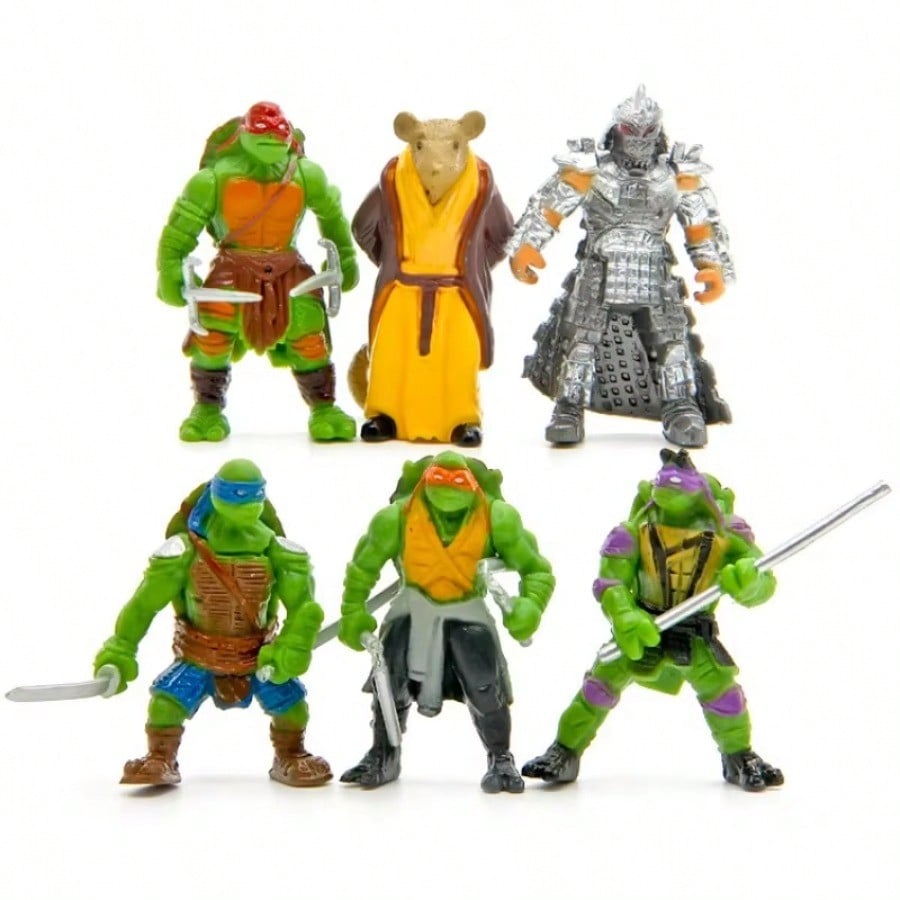Teenage Mutant Ninja Turtles Collectible Figure Set Series Movie Edition Articulated Action Figures