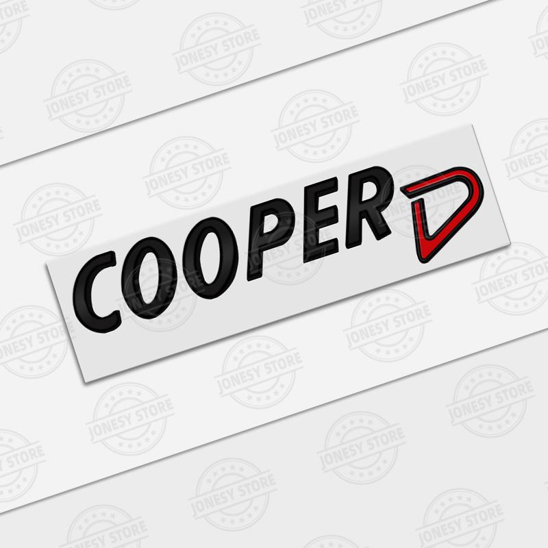 

Auto Metal Logo 3D Badge Lettering Decals Trunk Sticker For MINI Cooper D SD R60 R56 R57 R58 R60 F55 F56 Countryman Car Styling