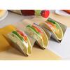 Wave Shape Stainless Steel Taco Display Stand Up Holder Rack Shell 1-4 Tacos