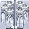 423ML Stemware 1/2 PCS Glass Cup Parties Glassware for Drinking Water Beer or Soda Stylish and Elegant Tableware Dishwasher