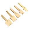 5Pcs Professional Fountain Pen Nib Set Brass Replacement Tips for Smooth Ink Flow Calligraphy Students Artists Writing Practice
