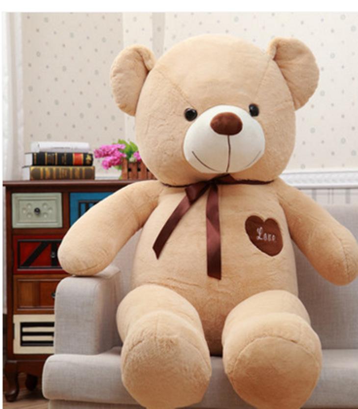 

Plush Teddy Bear Rag Doll Toy Collection 60 cm срібний