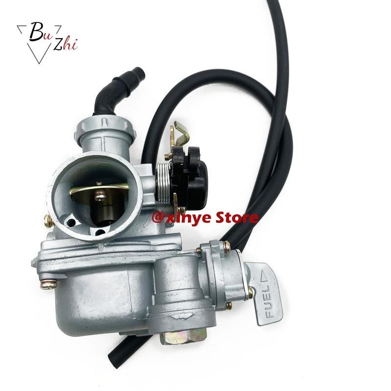20mm Motorcycle Carburetor PZ20 Hand Cable Chock Carb With Oil Switch For 50cc-125cc Dirt Bike WAVE110 WAVE125 XRM110
