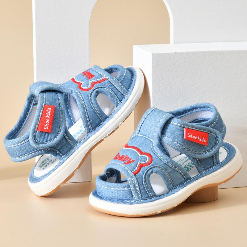 Learning-to-walk shoes called cloth shoes, boys' sandals, summer girls' small kids shoes, 0–1/2/3 years old infant soft sole children's shoes