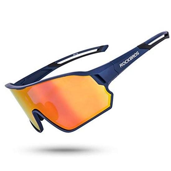 ROCKBROS Polarized Sunglasses Sports Bicycle Ultra-lightweight UV400 Eyewear Lenses Unisex Fishing Baseball Running Golf