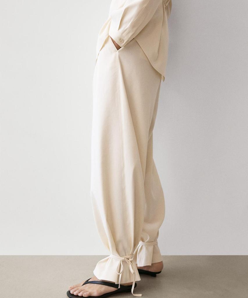 Masimodutti Fluid Barrel Fit Pants