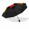 1pc Flame PatternAutomatic Open/close Umbrella, 8-Rib Sturdy Structure, Portable Travel Umbrella, Parties, Everyday Usec62