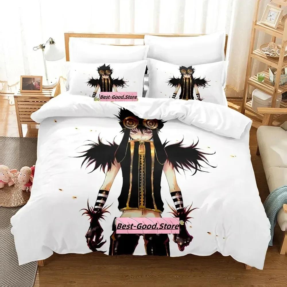 Bakuman Beding Set Printed Bed Linen Set With Pilowcase Soft Duvet Cover Soft Single Double Quen Super King-Sized Dimensionsd Dimensions Adult People