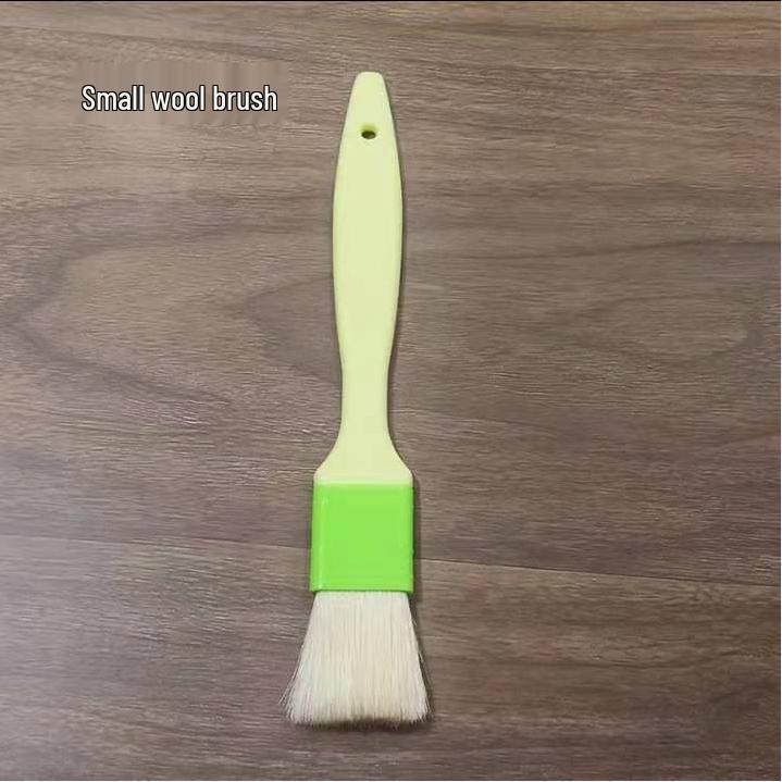 Soft Wool Kitchen Brush for Barbecue, Baking, Sauce, and Egg Wash