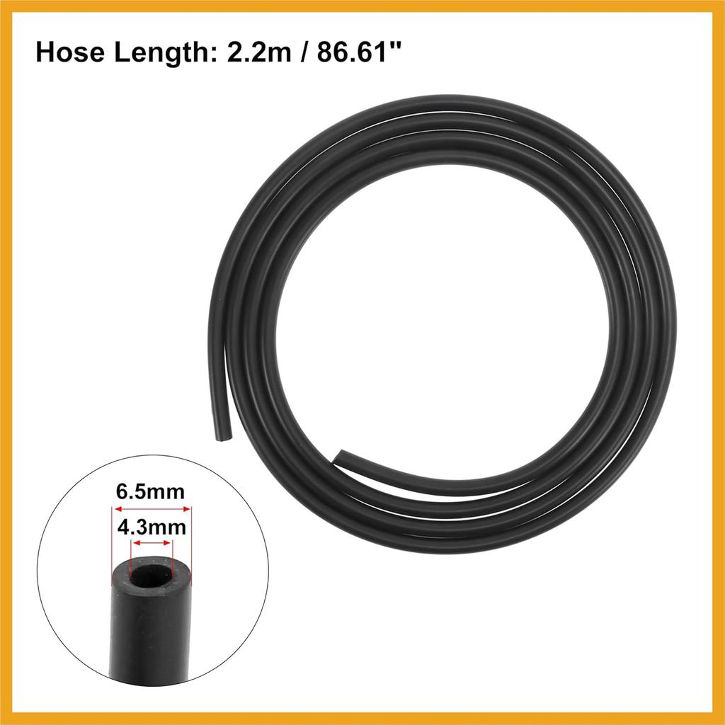 Front Windshield Washer Nozzles Kit for Toyota Solara 2004-2008 2.2 Meters Windshield Washer Hose with 2pcs Connectors Replaces 85381-AE020