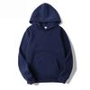 2025 Unisex Hooded Sweatshirt Men's Solid Color Sweatshirt Men's and Women's Long Sleeved Plug-in Pocket Pullover