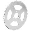 T8F 58T Chain Drive Gear Steel Replacement Sprocket Durable Rear Chain Sprocket  Kart