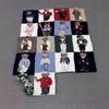2025 R.L Wool Blend Cartoon Bear Round Neck Sweater - Women's Autumn/Winter Versatile Embroidered Style