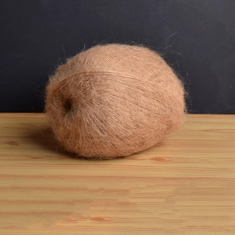 Mohair Fine Wool Yarn Knitting Sewing Thread Soft Skin-friendly Crochet for Sweater Scarf Shawl