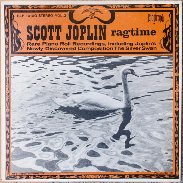 LP Record SCOTT JOPLIN - Ragtime Vol. 3 BLP1010Q BIOGRAPH 1972 US Jazz Used