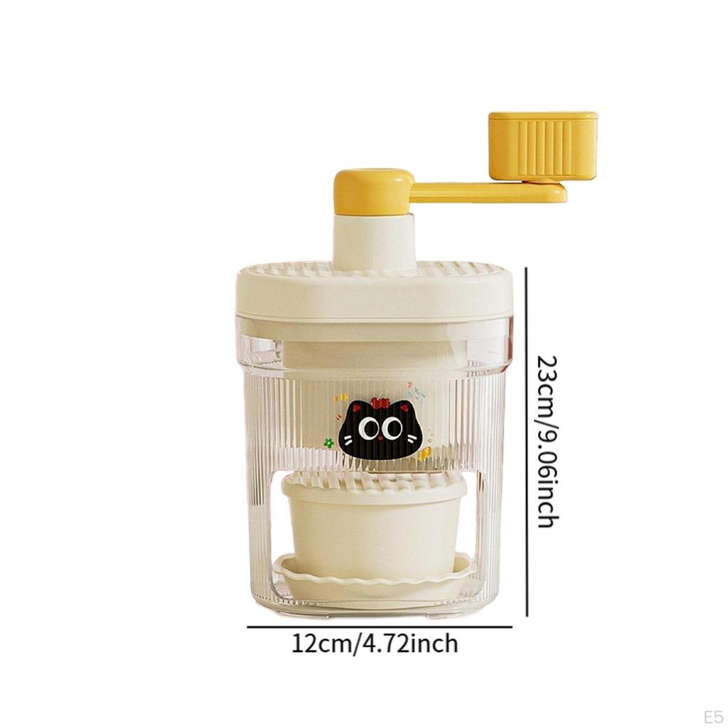 Ruční drtič ledu pro přípravu ledové tříště doma nebo na večírcích