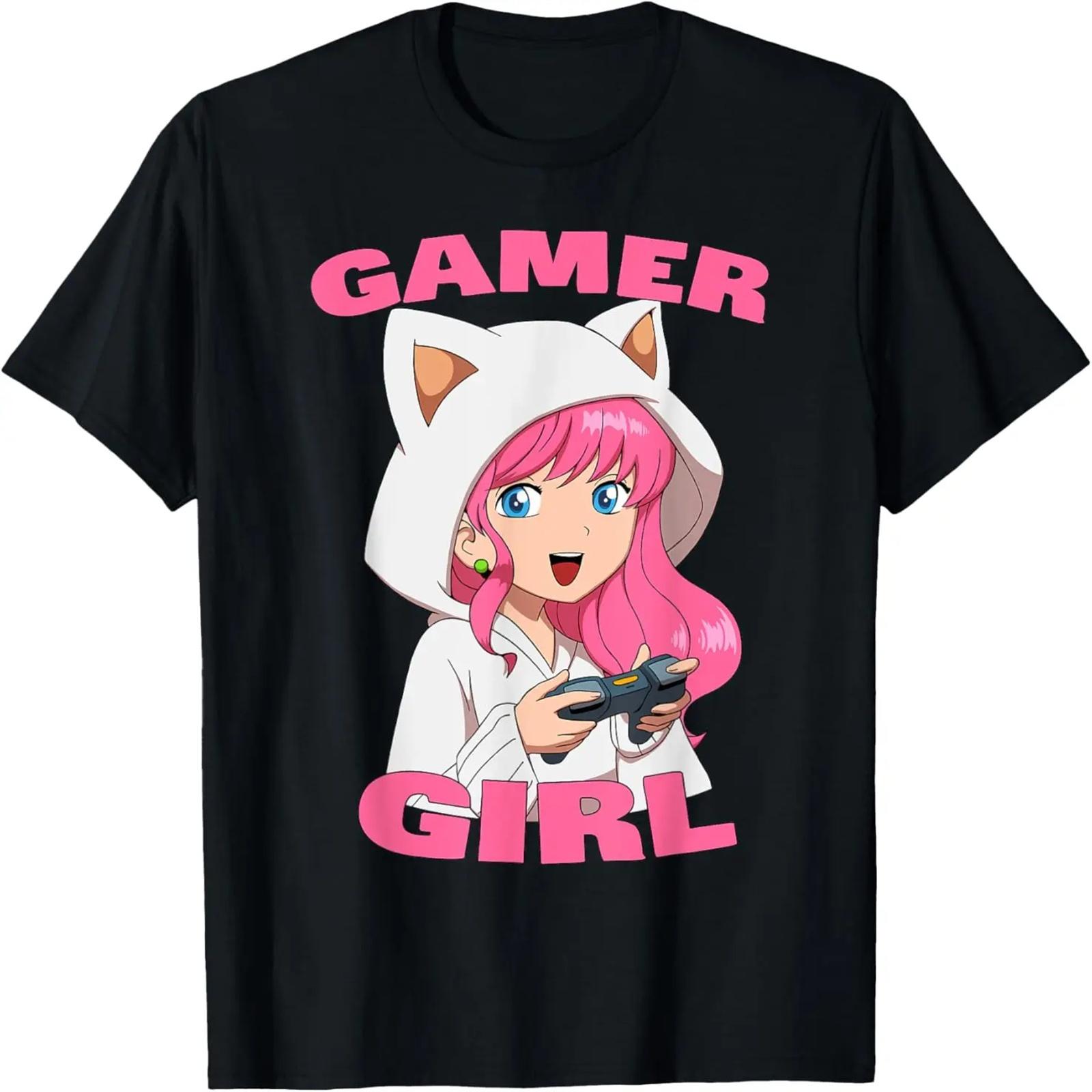 

Gamer Girl Video Games Graphic Daughter Granddaughter T-Shirt XXXXXL чёрный