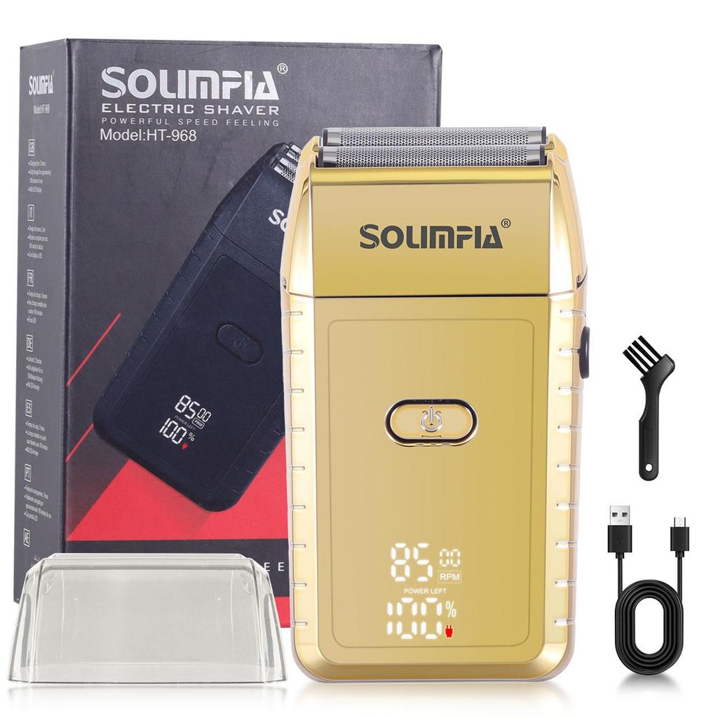 SOUIMPIA 3D Flexible Blade Shaver 7500/8500RPM Dual-Speed Motor with USB Charging
