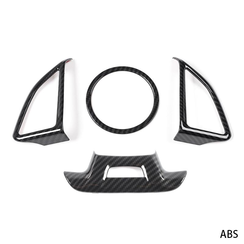 SHINEKA Interior Mouldings For Chevrolet Camaro 2017 Up Car Steering Wheel Decoration Cover Trim Sticker Accessories Car