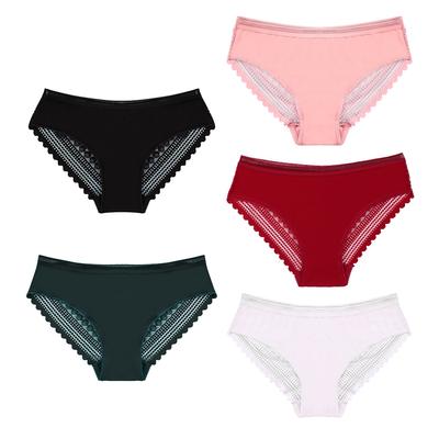 Women's Lace Panties  Sexy Bikini Panty Underwear Low-rise Seamless Hipster Breathable Soft Stretch Panty Underpants