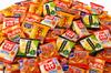100 Mini Rice Individually Assorted Set of 5 Types Curry Soft Crispy Salad Kaki No Bags Total 100 Pieces [5 Types, Bags] Crackers, Wrapped, (Happy