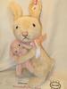 Steiff USA Limited Edition of Rabbit Baby Springtime Pastel Pink 2022 750 "Rosie & Bunny" Cream &