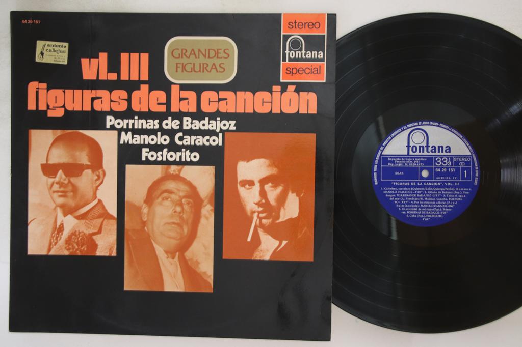 LP Record EL CAMARON DE LA ISLA - Figuras De La Cancion Vol. VIII 6429151 FONTANA Japan Latin Used