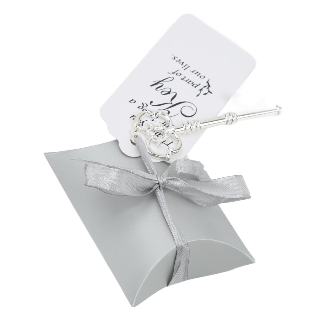 50'li Paket Düğün Şeker Kutusu Düğün Gelin Misafir Hediyelikleri Dekorasyon Hediye İçin Vintage Anahtar Etiketli