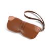 Solid Color Hanging Neck Glasses Bag Portable Eyeglasses Case  Sunglasses Pouch