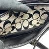 Used COACHShoulder Bag black/beige canvas/leather Women