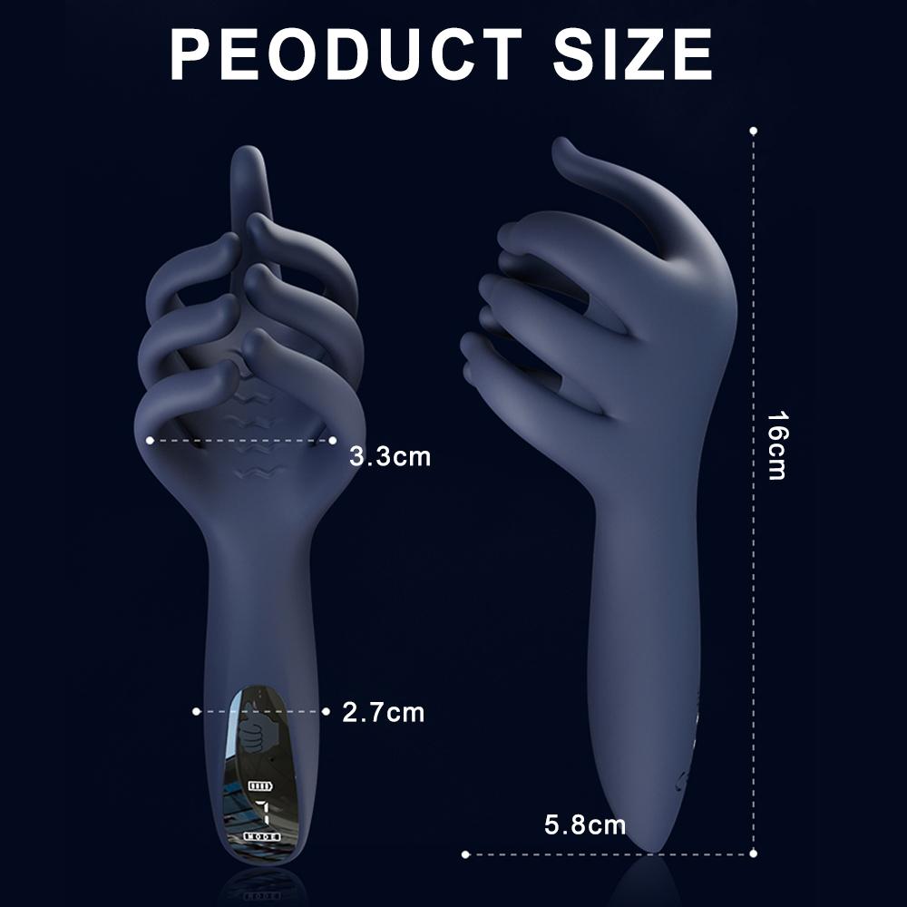 Male Masturbator Stroker for Penis Glans Clit Nipple Stimulation 9 Strong Vibrating Modes Lasting Delay Endurance Sex Toys for M
