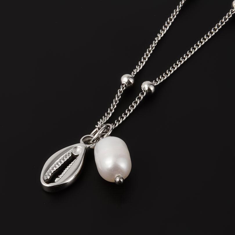 Fashion Sea Necklace Stainless Steel Shell Tortoise Seahorse Pendant Necklaces For Women Men Adjustable Bead Chain On The Neck