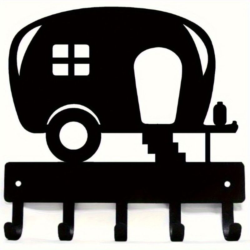 Настенная металлическая вешалка для одежды с крючками 6 и 9 дюймов