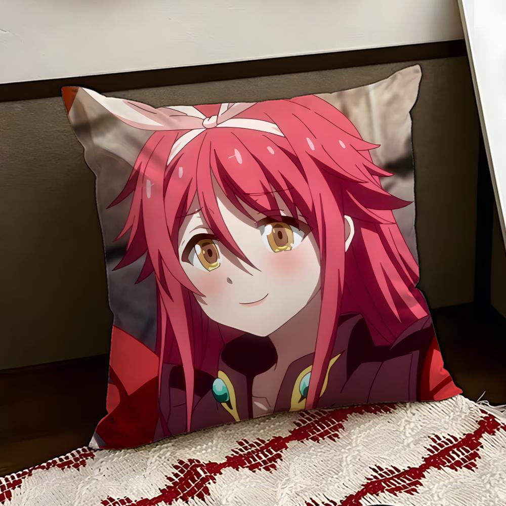 Anime TGDL Cushion Cover Reversible Soft Durable Pillow Cover Home Car MultiScene Use for Daily Comfort