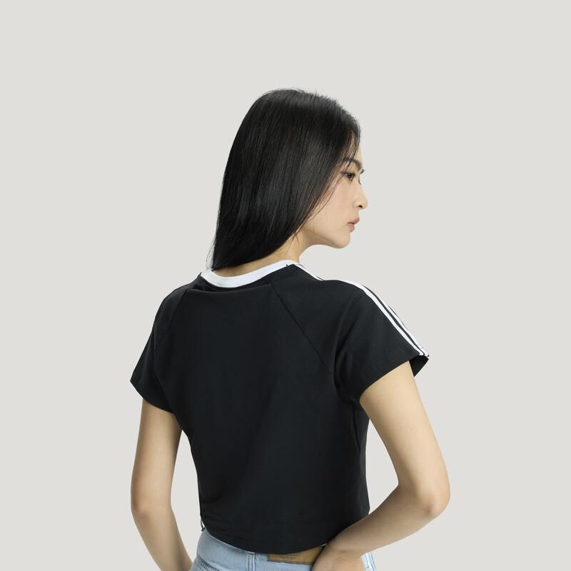Adidas Women's Slim-Fit Cotton Short Sleeve T-Shirt Trefoil JC8703